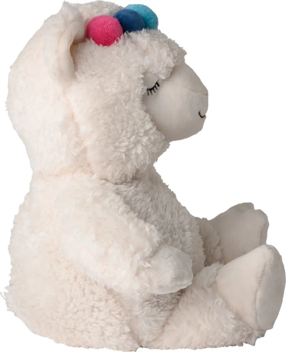 Warmies Alpaca Knuffel 30cm - Wit
