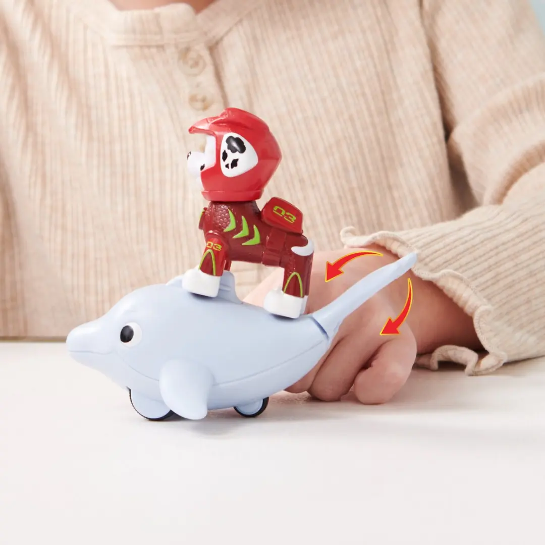 PAW Patrol Aqua Pups Marshall & Dolphin Speelfigurenset