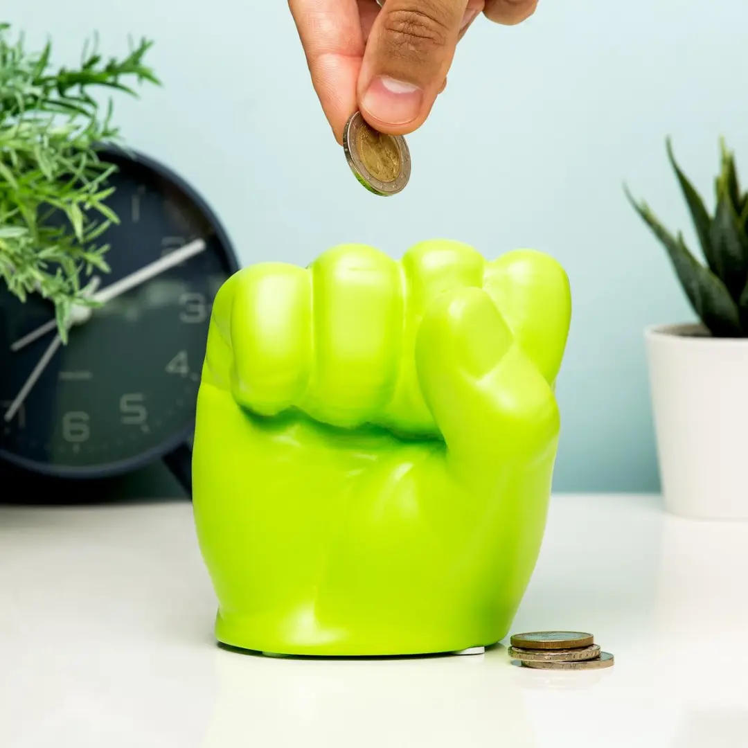 Paladone Marvel Hulk Spaarpot - Groen/Wit