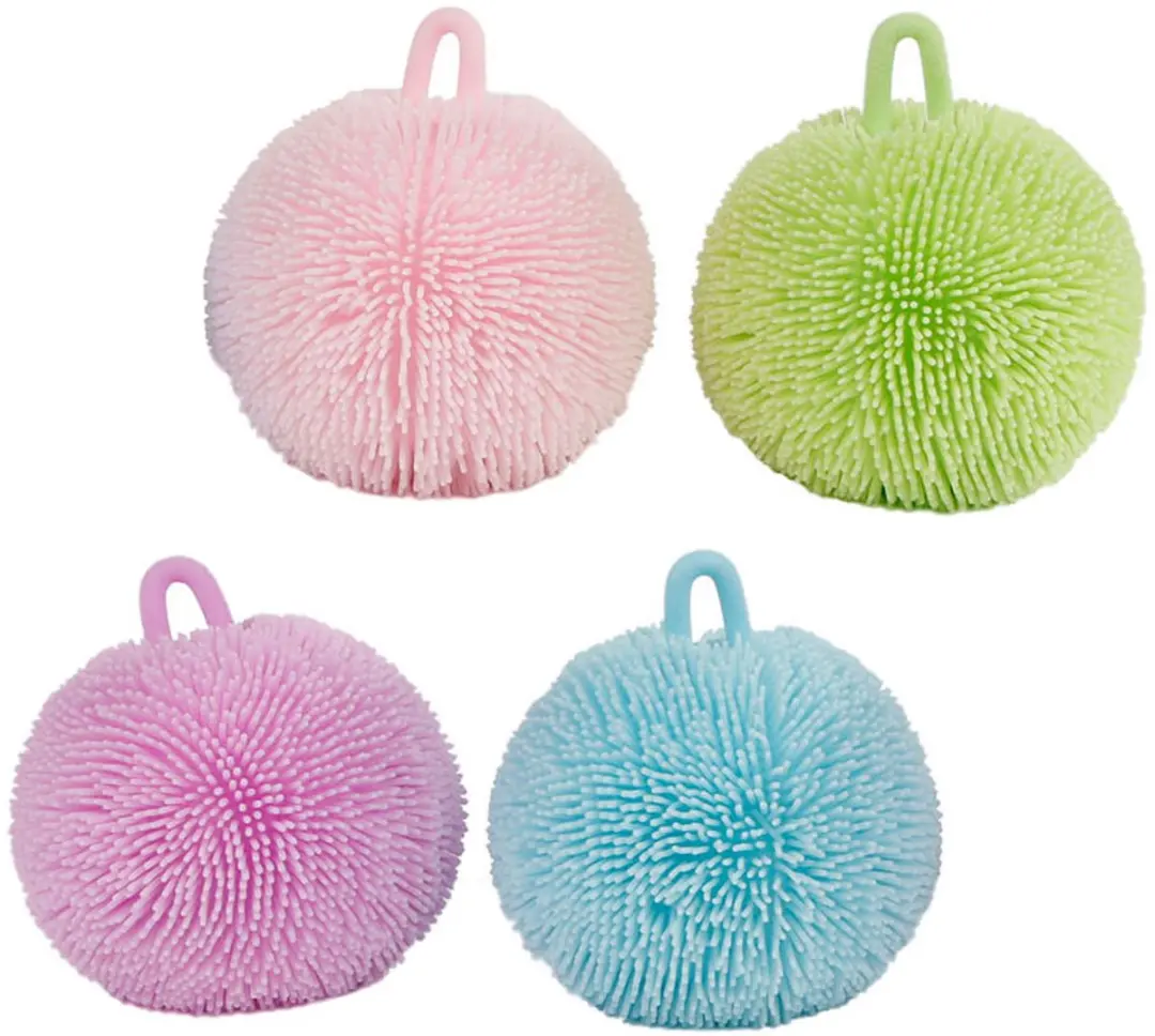 Van Manen Knijpbal Fluffy Junior 9cm Siliconen - Groen