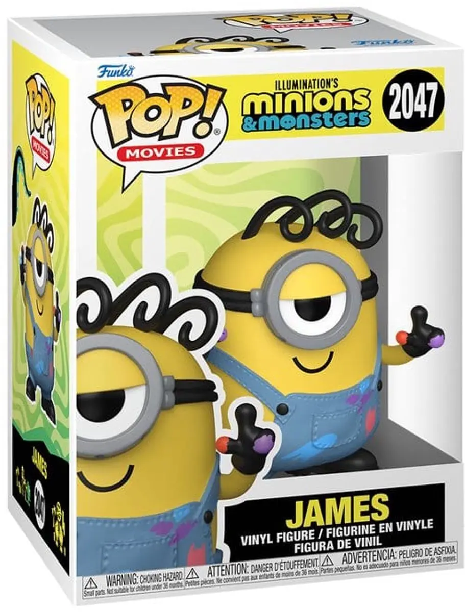 Funko Minions James POP! Figuur FK94091 - 9 cm - Multicolor