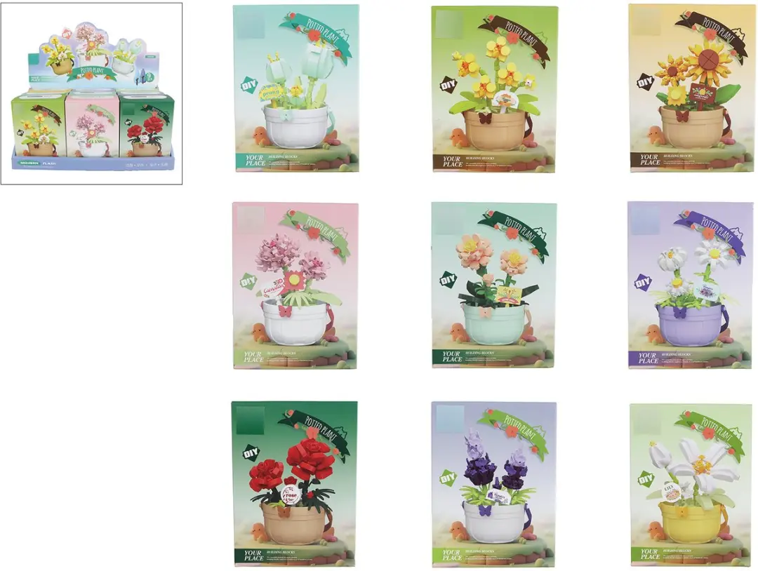 Van Manen Bouwstenen Plant in Pot