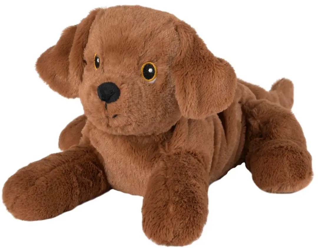 Warmies Labrador Knuffel 37cm - Bruin