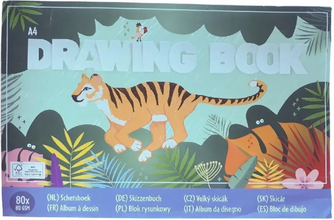 Van der Meulen Schetsboek Tijger Junior A4