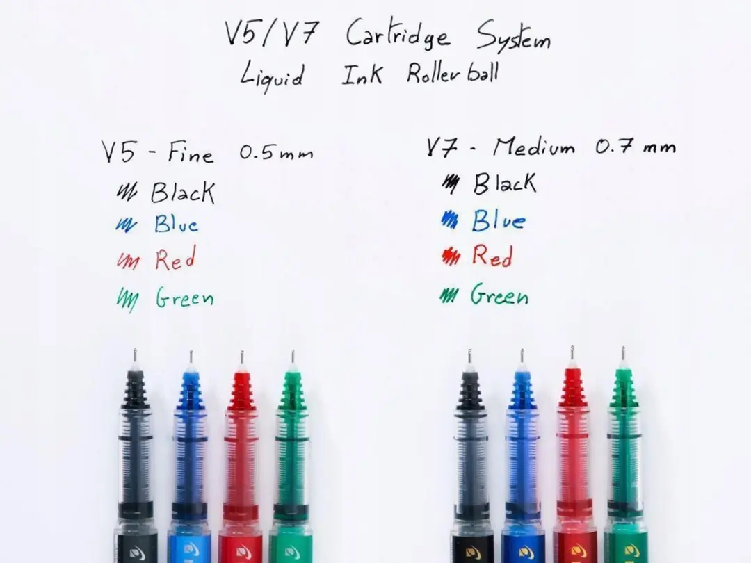 Pilot V7 Cartridge Vulpen Blauw - 4 Stuks