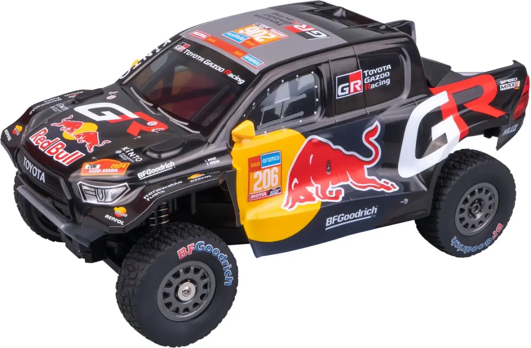 NIKKO Pro Trucks Dakar Red Bull 2024 1/12 RC Auto - Rood/Grijs/Zwart