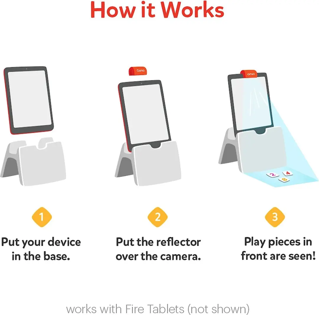 Osmo Creatieve Starter Kit Fire Tablet - 3 Leerspellen 5-10j