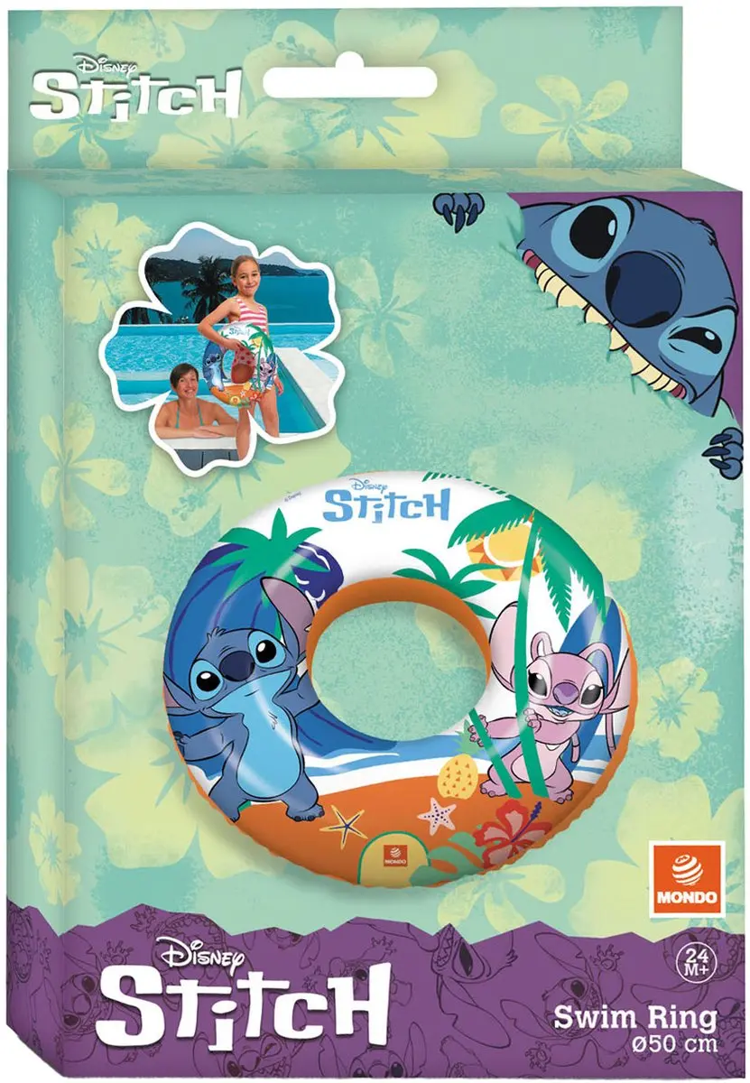 Van der Meulen Disney Stitch Zwemring 50cm - Meerkleurig