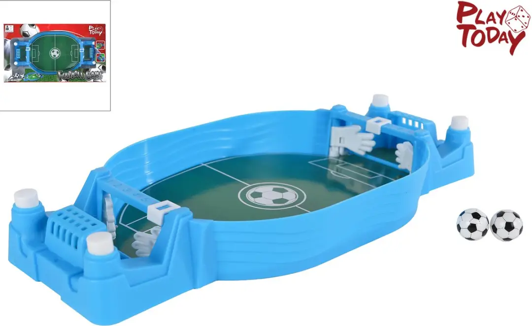 Van Manen Pinball Voetbalspel 2 Ballen - 26x13cm - Meerkleurig