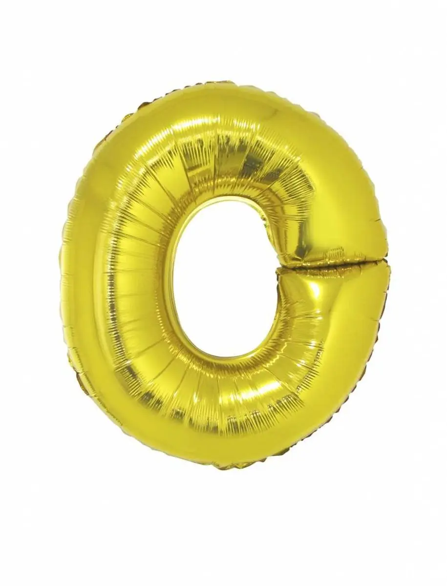 ESPA Goudkleurige Aluminium Letter Ballon P