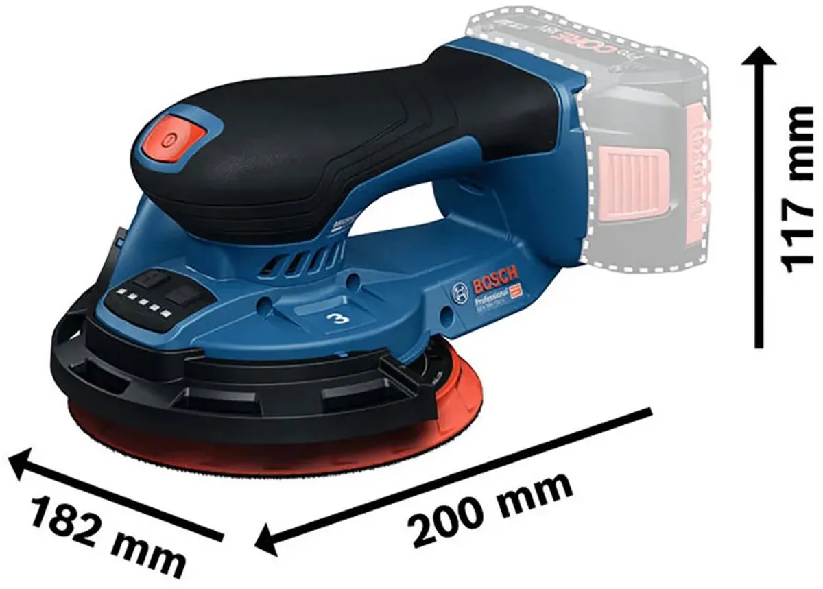 Bosch GEX 18V-150-3 Accu-Excenterschuurmachine 0601372904