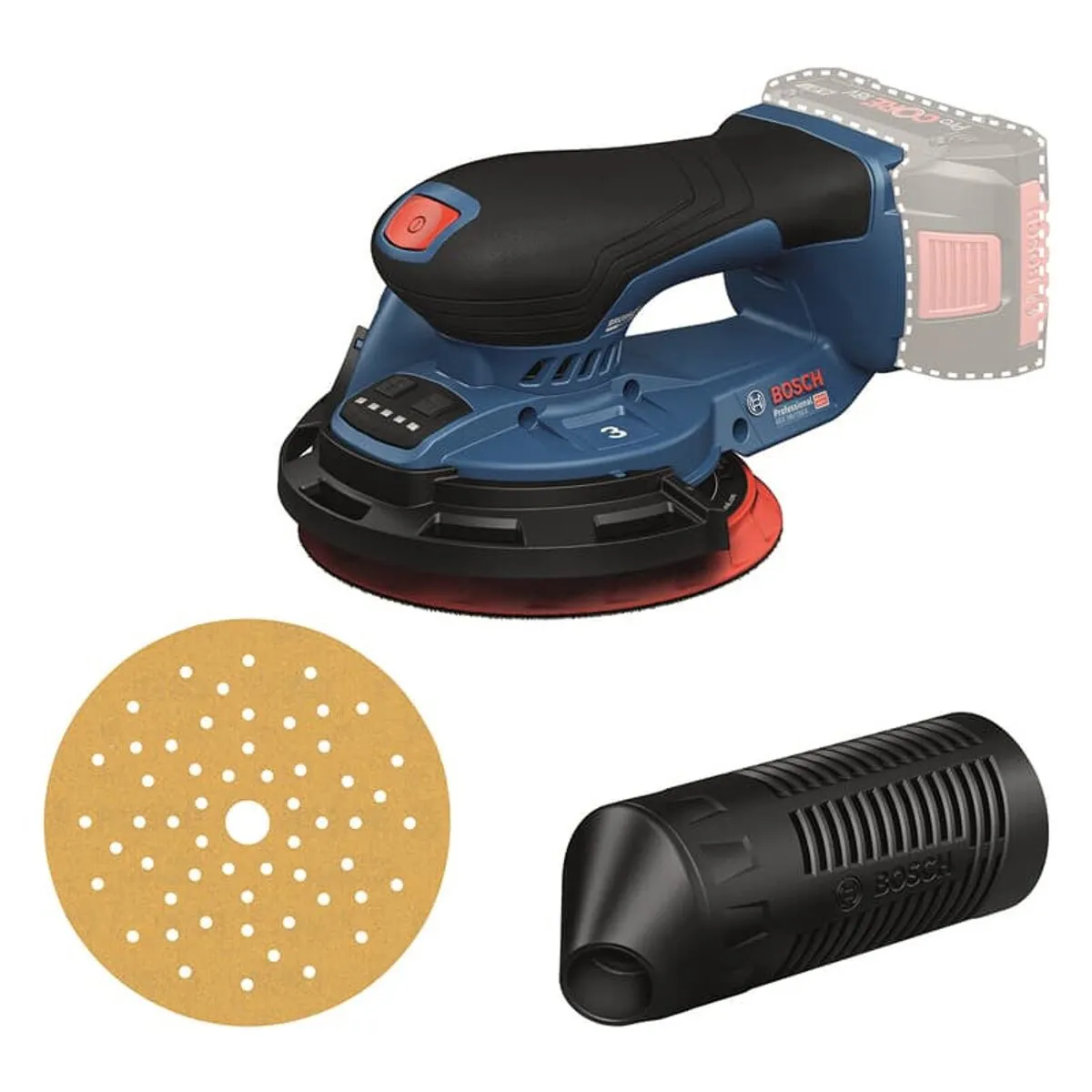 Bosch GEX 18V-150-3 Accu-Excenterschuurmachine 0601372904