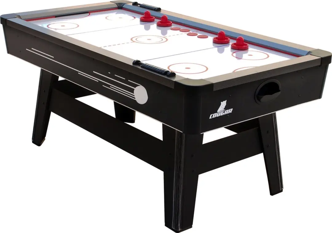 Cougar Hattrick Hero Airhockeytafel 6ft - Zwart