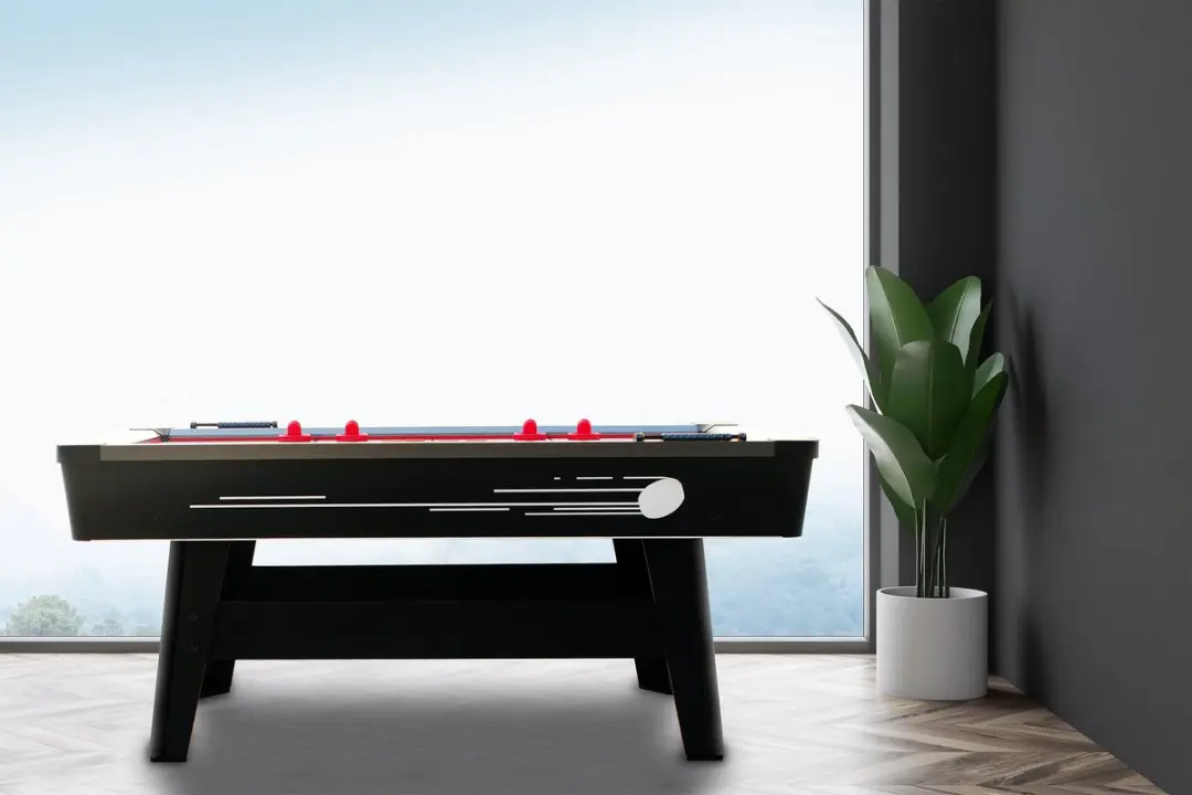 Cougar Hattrick Hero Airhockeytafel 6ft - Zwart