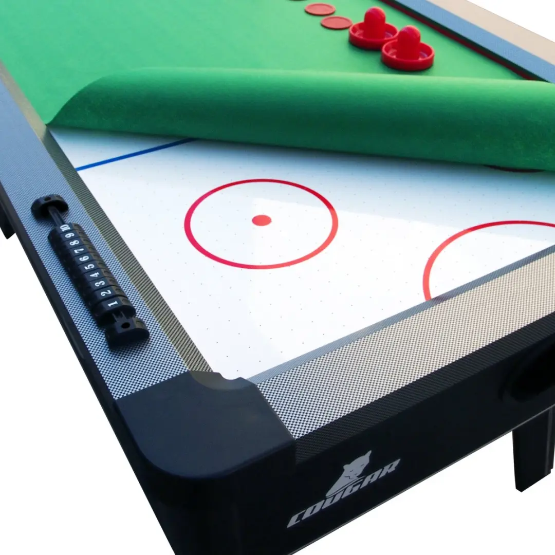 Cougar Hattrick Hero Airhockeytafel 6ft - Zwart