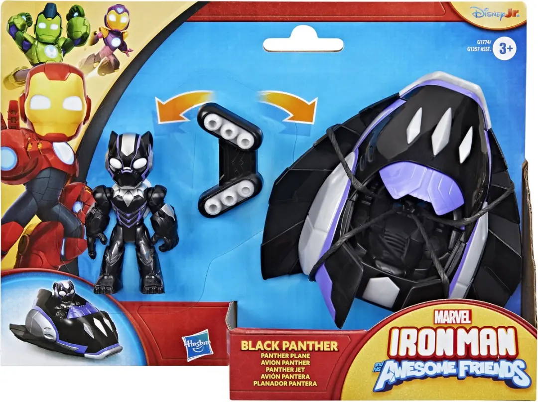 Hasbro Marvel Iron Man Black Panther Vliegtuig G17745L00