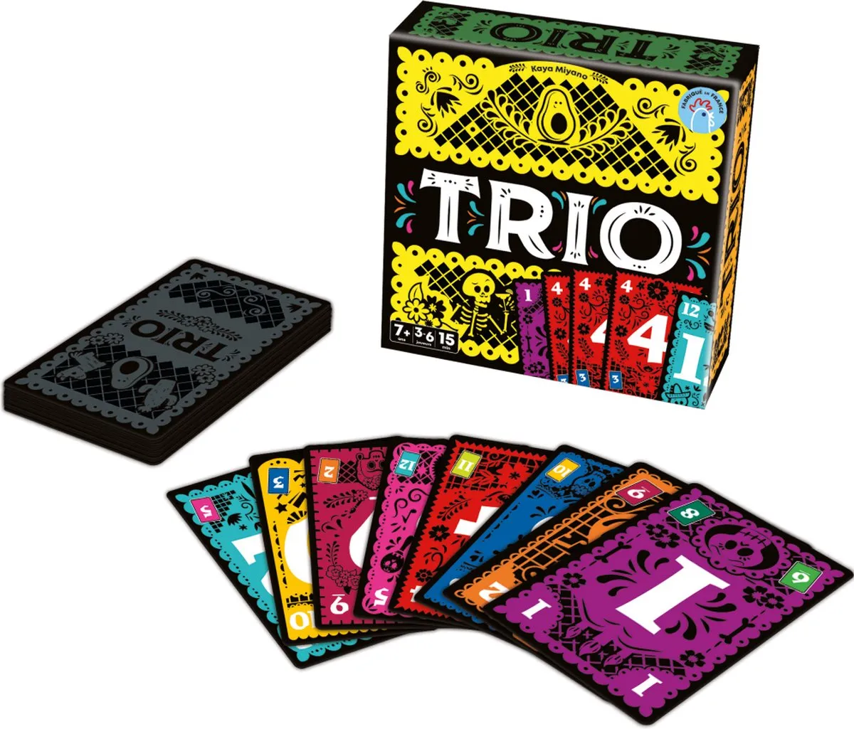 Asmodee Trio Kaartspel Aftrekken - 3-6 Spelers