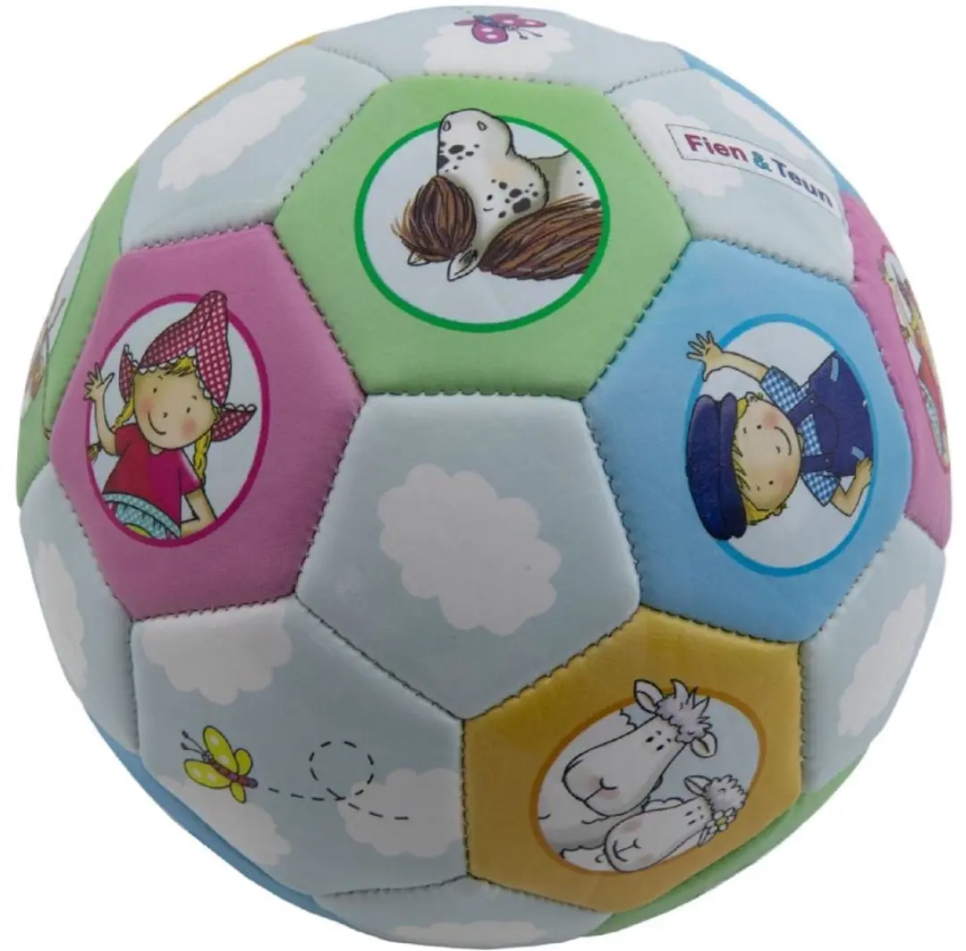 Van der Meulen Fien & Teun Bal Multicolor - 16cm