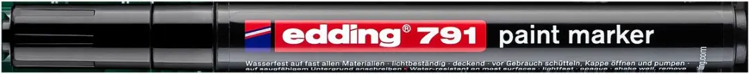 edding Olie Gebaseerde Marker Zwart 1-2mm