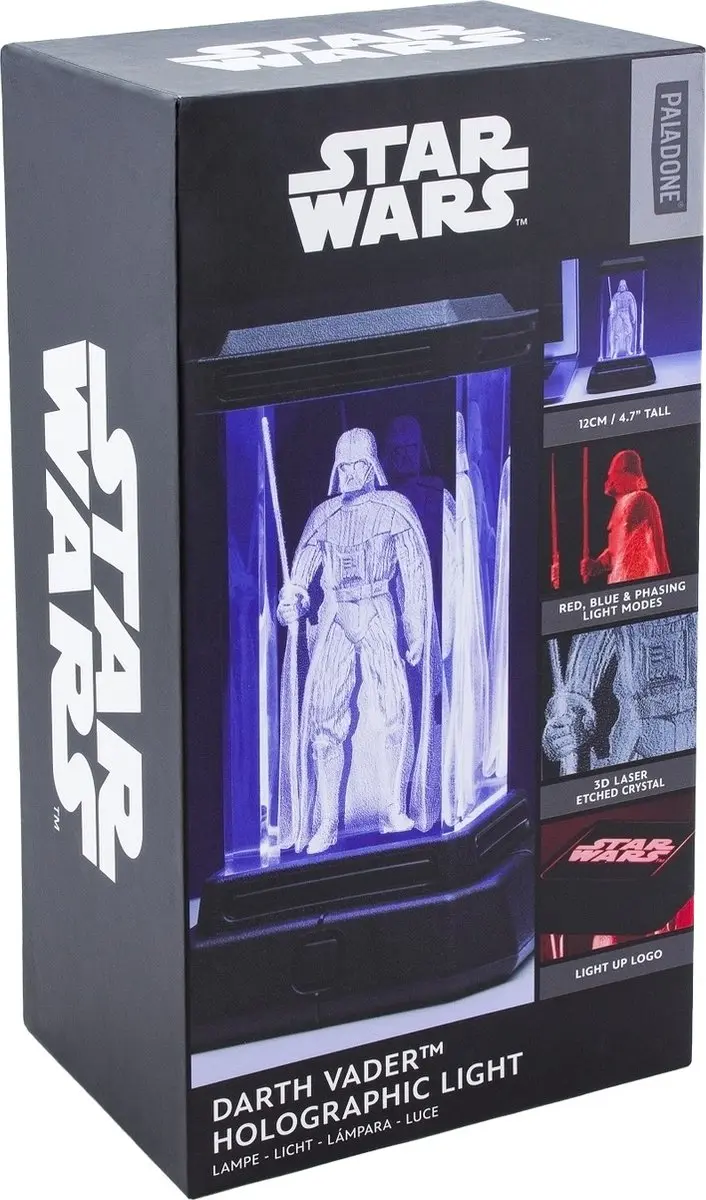 Paladone Star Wars Darth Vader Holographic Light 13cm - Bonte kleuren