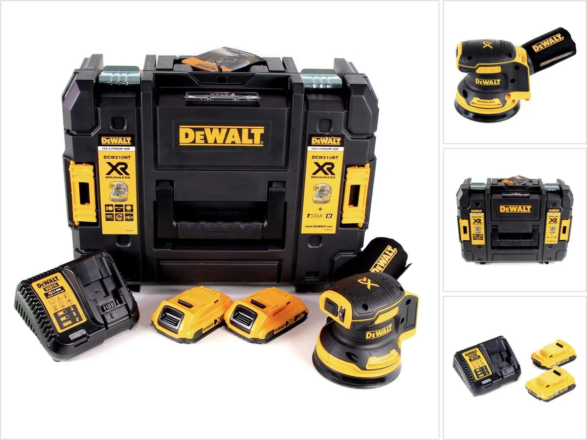 DeWalt DCW210D2 Excentrische Schuurmachine 18V