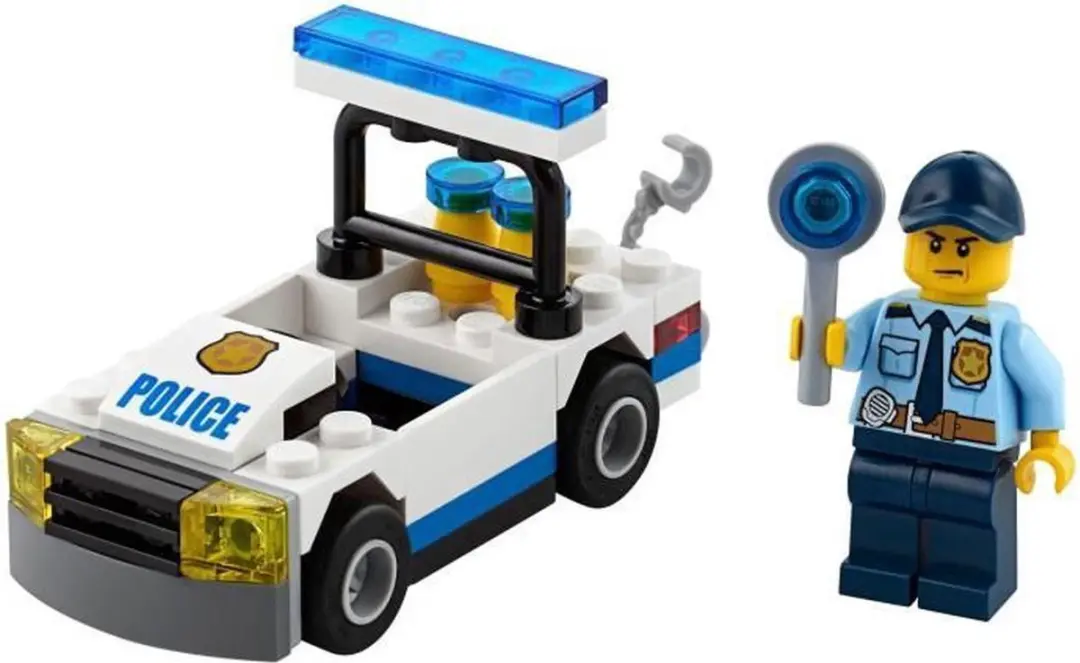 LEGO City Politiewagen 30352 - 50 Stukken