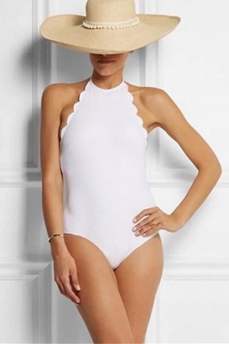 Sapphire Monokini Witte Badpak - Wit