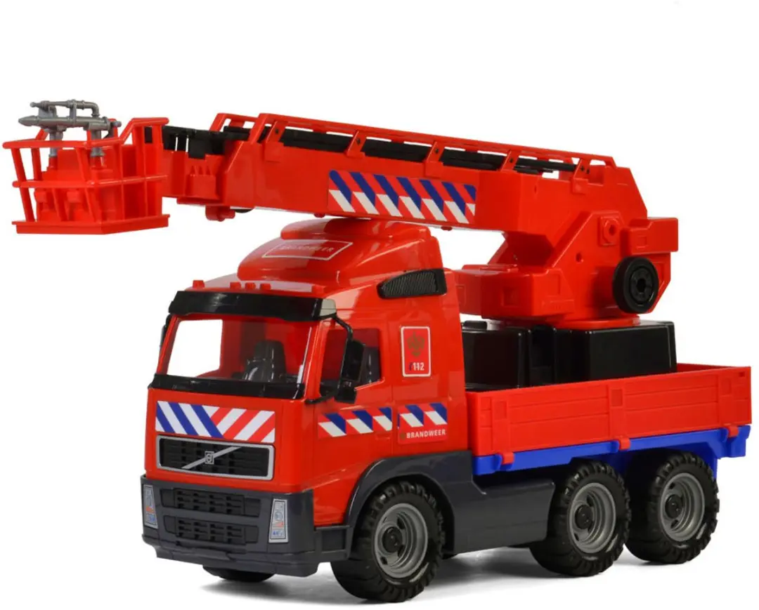 Van der Meulen Brandweer Vrachtwagen Volvo 58,5cm Dutch Version 1133NL01 - Multikleur
