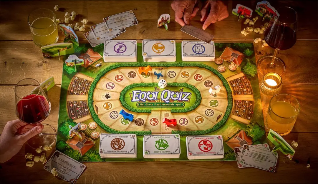 Van der Meulen Equi Quiz Bordspel - 2-4 Spelers