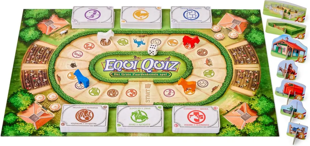 Van der Meulen Equi Quiz Bordspel - 2-4 Spelers