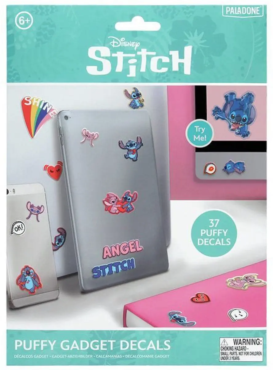 Paladone Lilo & Stitch Puffy Gadgetstickers - 4 Stuks