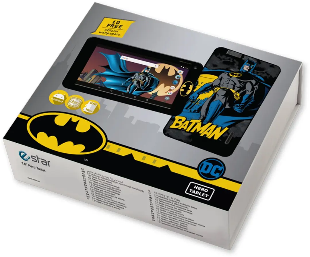 Estar Batman MID7399 Tablet - 16GB - 7" - Android 10 - Meerkleurig