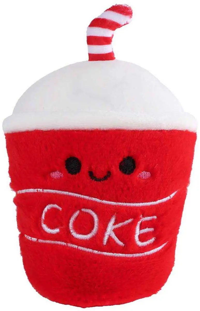Van Manen Fluffy Menu Pluche Knuffel - Meerkleurig