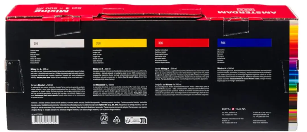 Amsterdam Standard Acrylverf Mengset 4x500ml