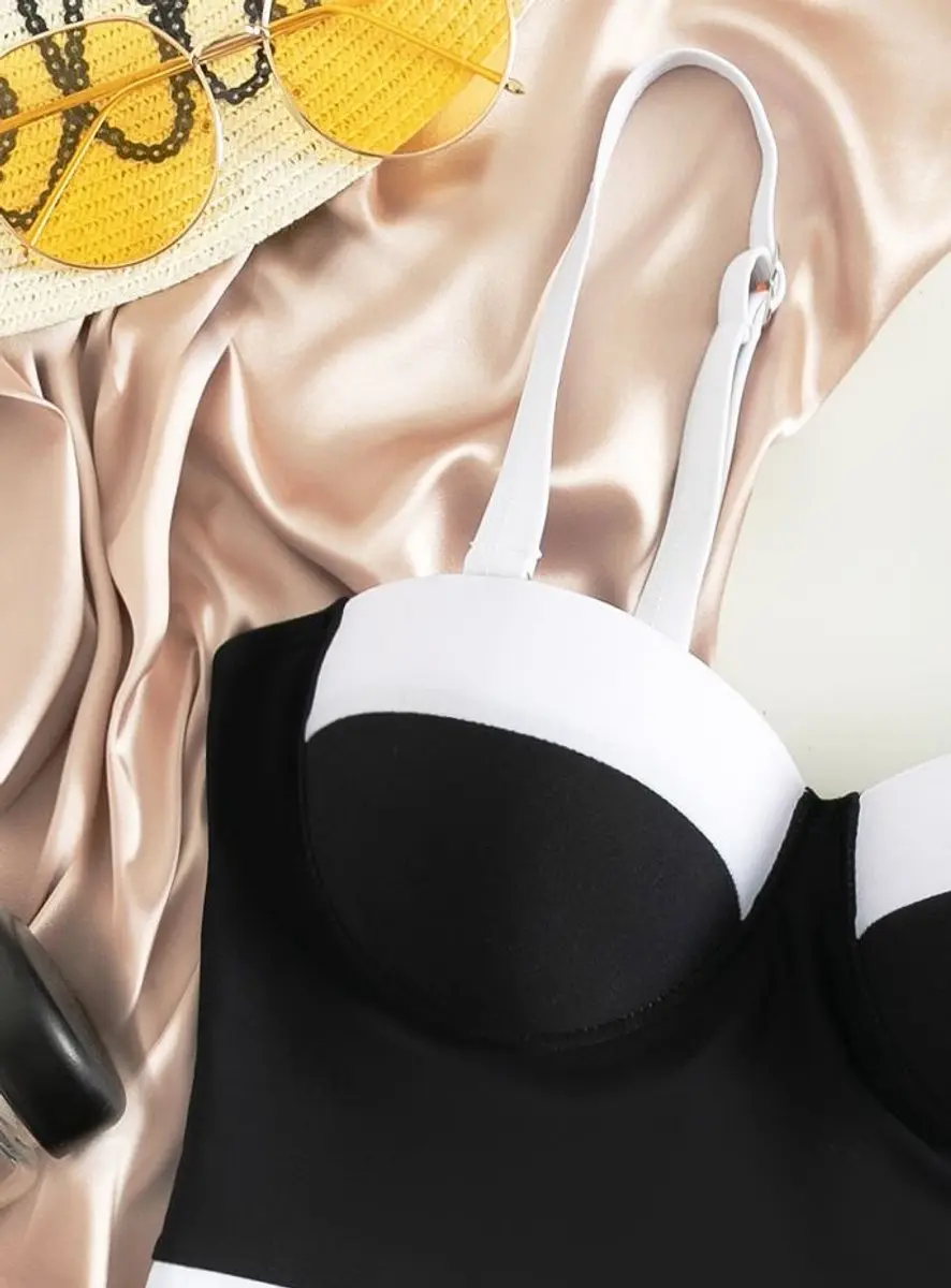 Sapphire Push-up Badpak - Zwart - XXL