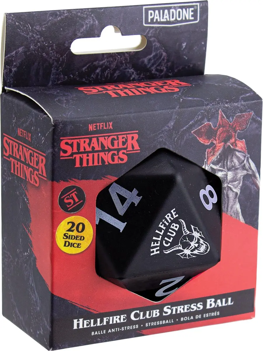 Paladone Hellfire Club Dice Stressbal - Blauw/Zwart