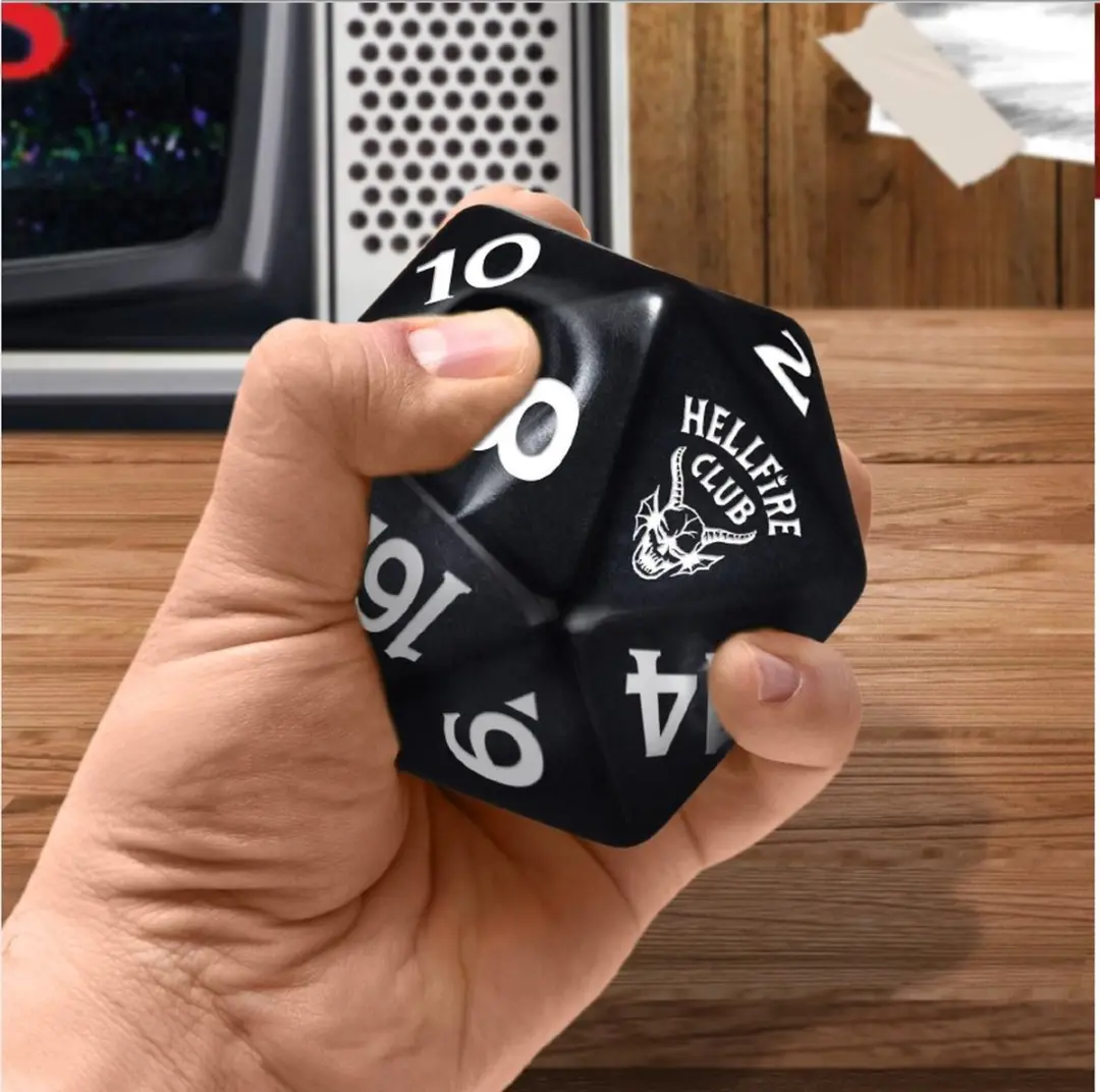 Paladone Hellfire Club Dice Stressbal - Blauw/Zwart