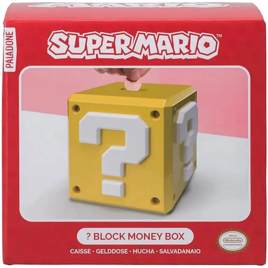 Paladone Super Mario Question Block Spaarpot - Multicolor