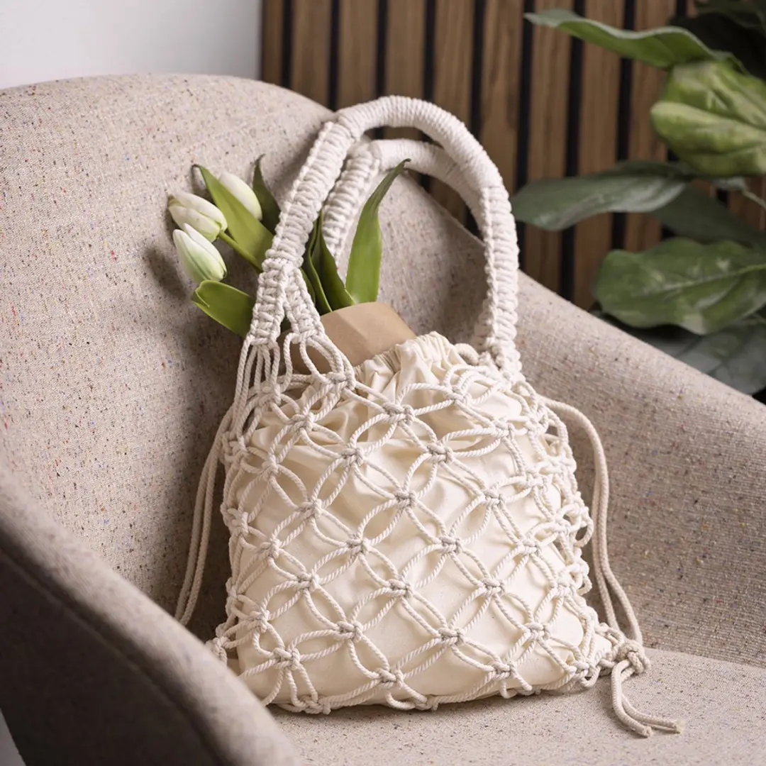 Creative Hobbyset Macramé Tas - Meerkleurig