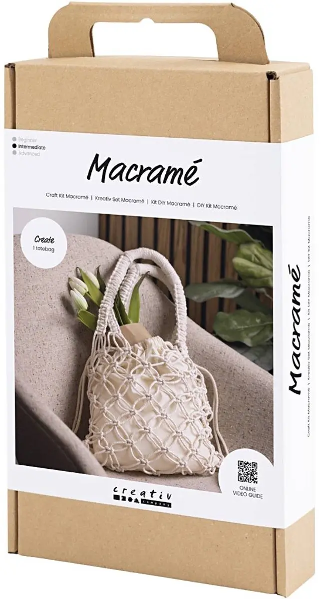 Creative Hobbyset Macramé Tas - Meerkleurig