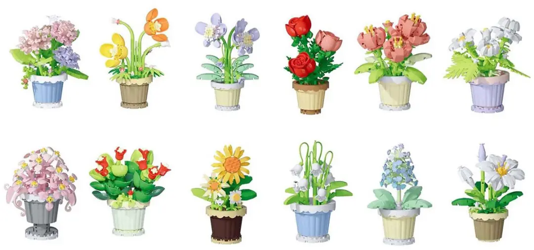 Van Manen Bloemen Bouwset Meerkleurig