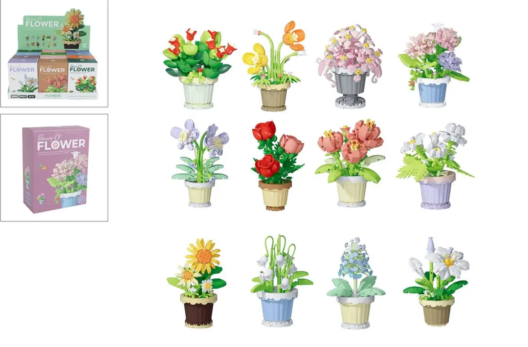 Van Manen Bloemen Bouwset Meerkleurig