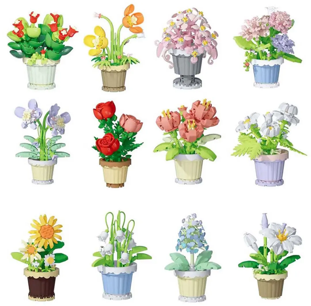 Van Manen Bloemen Bouwset Meerkleurig