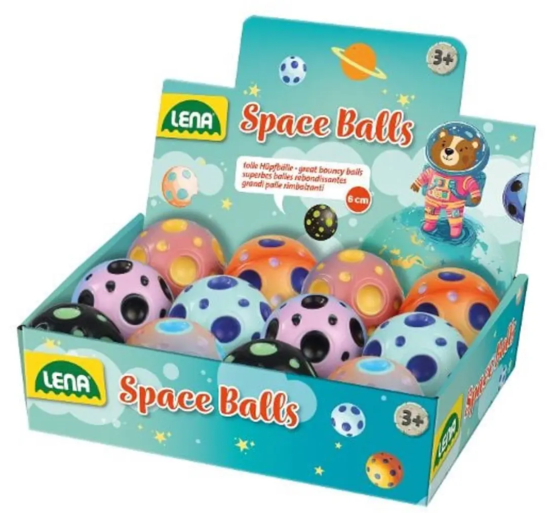 Lena CDU Moon Balls - 12 Stuks Meerkleurig