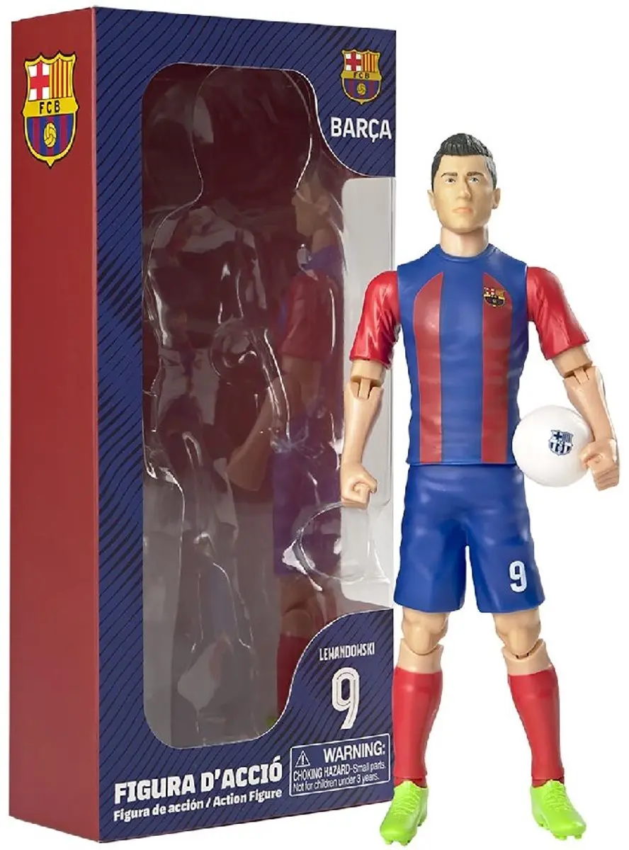 Van der Meulen FC Barcelona Lewandowski Voetbalfiguur 20cm