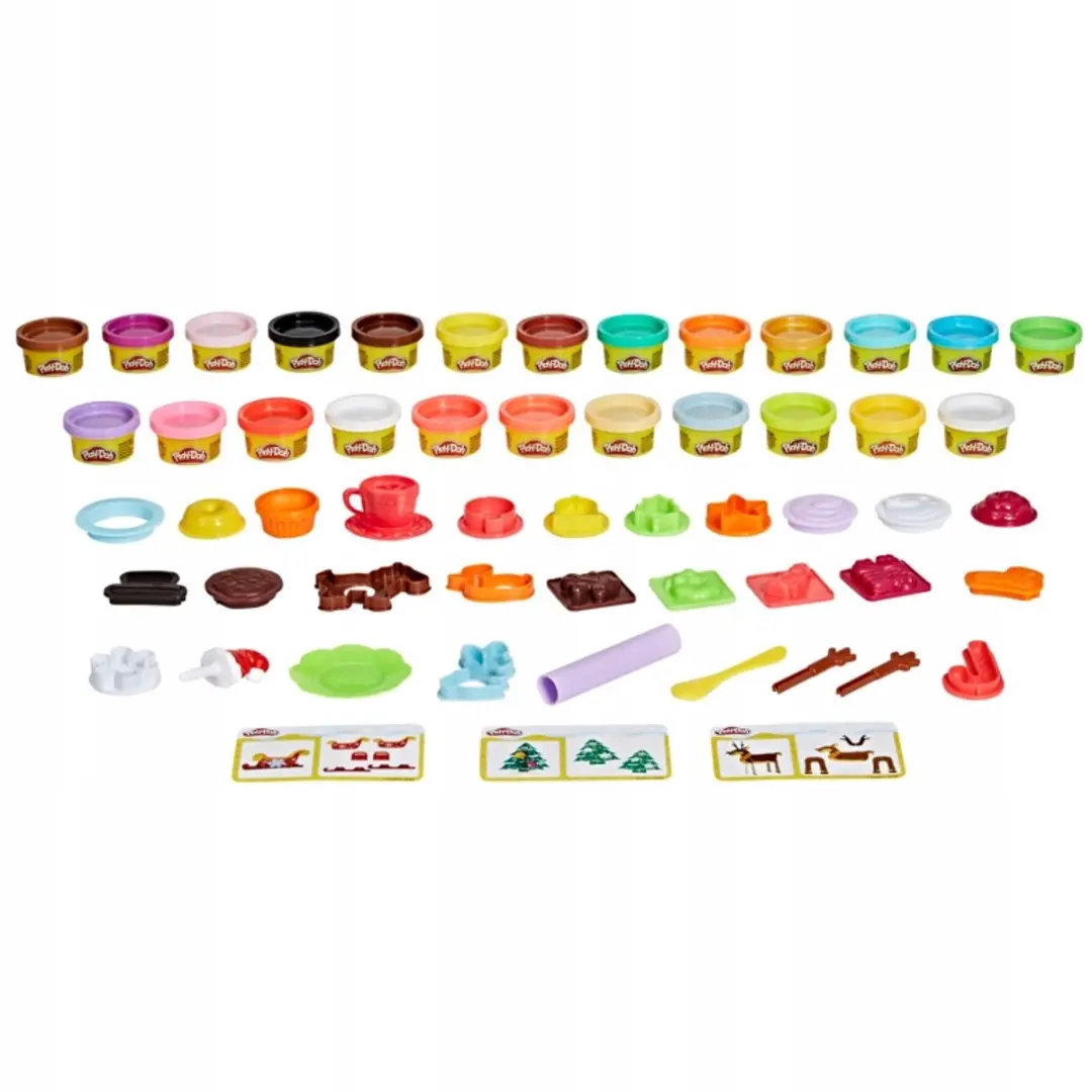 Play-Doh Adventskalender 2025 - 24 Kleuren + 28 Accessoires