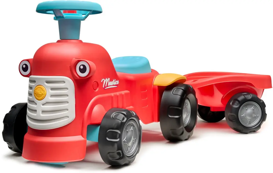 Van der Meulen Falk Maurice Looptractor met Trailer - Rood