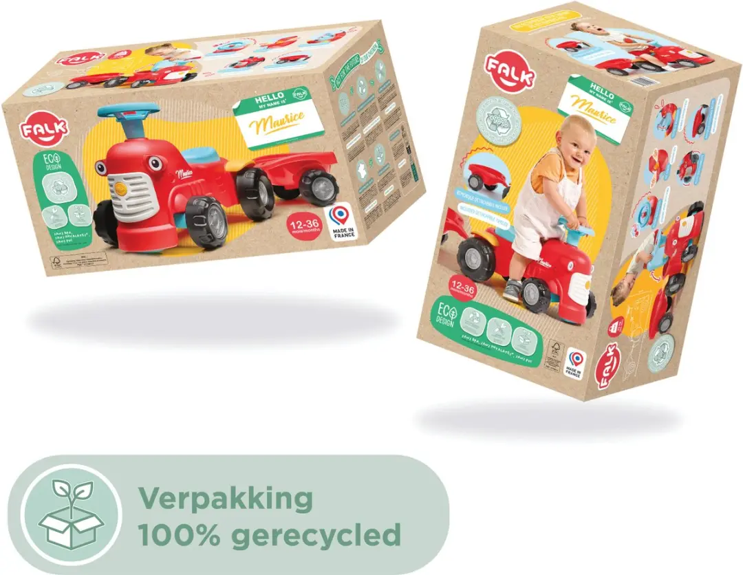 Van der Meulen Falk Maurice Looptractor met Trailer