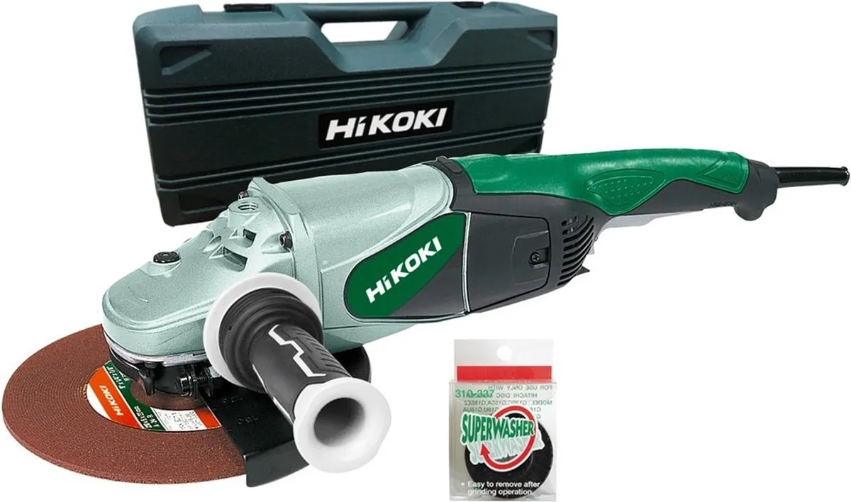 Hikoki G23MRUA W6Z Haakse Slijpmachine 230mm - 2500W