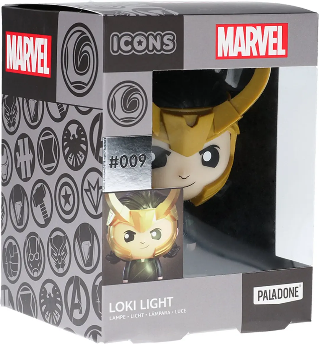 Paladone Marvel Loki Icoon Licht - Veelkleurig